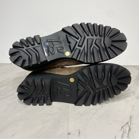 Paul Green Taupe Suede Buckle Lug Sole Boot 5 / 7.5 - Picture 16 of 16